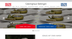 Desktop Screenshot of cateringhaus-goettingen.de